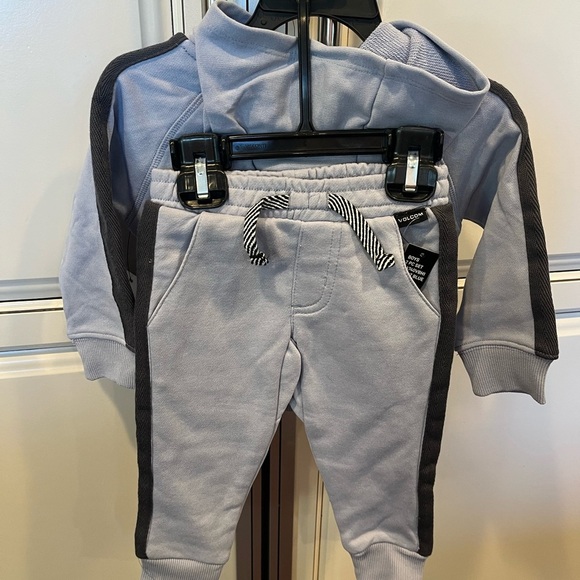 Volcom Kids Light Blue Hoodie and Jogger Set - Picture 2 of 3